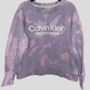 Calvin Klein tie dyed crew